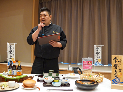 ３月中旬 関係者を集めてお披露目会を開催